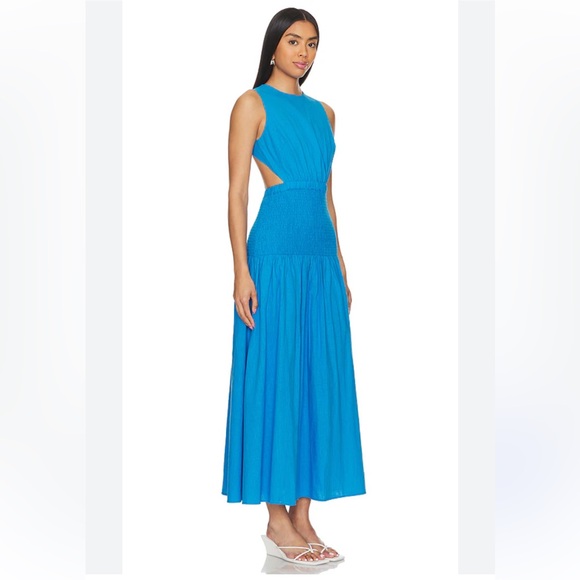 SNDYS one shoulder strappy back cut out detail thigh split maxi... - Picture 1 of 3